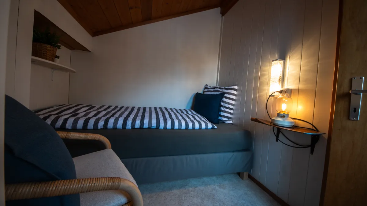 Zweites Schlafzimmer im Obergeschoss